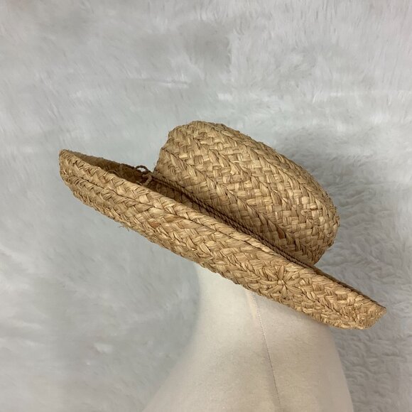 Helen Kaminski Australia Woven Straw Raffia Hat with Raffia Bow main image 5